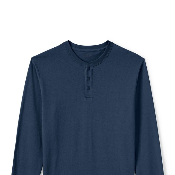 Lands end mens henley Clearance
